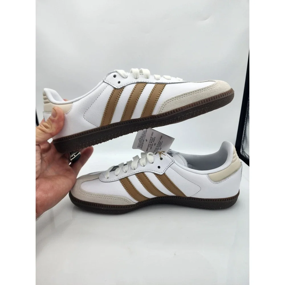 Adidas Samba OG White Cardboard Gum Lifestyle Shoes JR0912 Mens 5.5 Womens 6.5